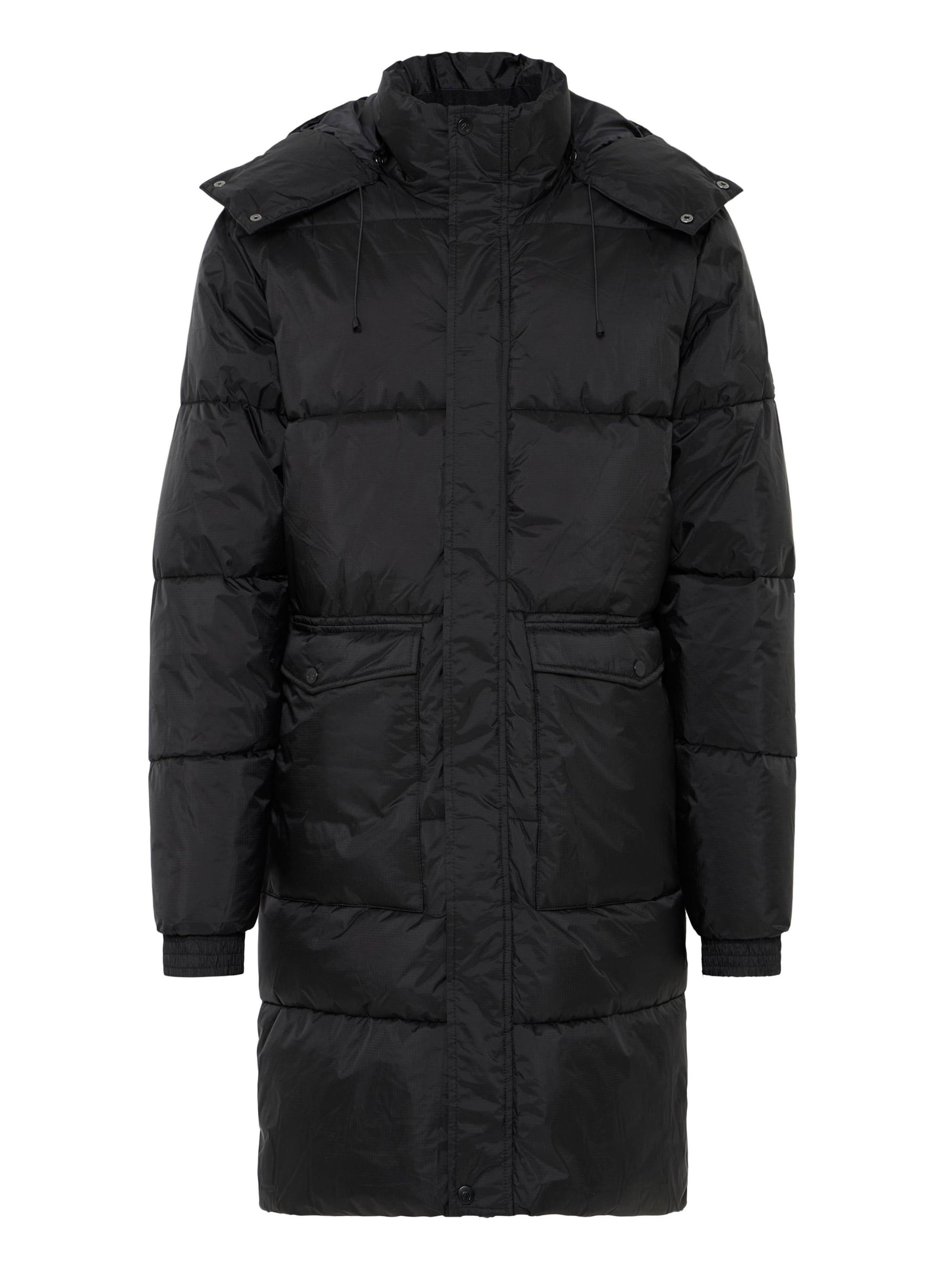 North Bend Outdoor coat ' NBAmaro ' in Black: front