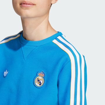 ADIDAS ORIGINALS Sweatshirt 'Real Madrid Terrace Icons' in Blue