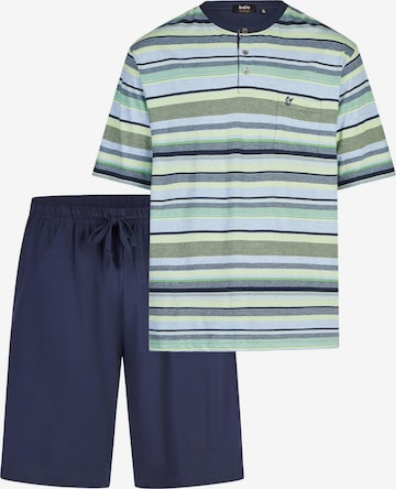 HAJO Pyjama kort 'Klima Light' in Groen: voorkant