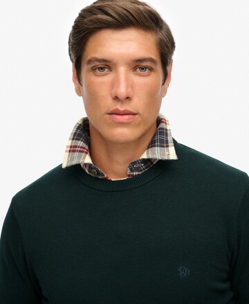 Pull-over 'Essentials' Superdry en vert
