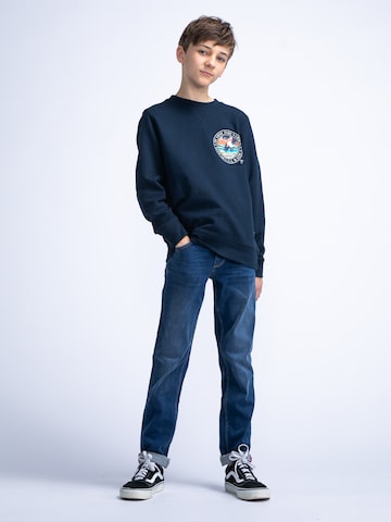 Petrol Industries Sweatshirt 'Scoot' in Blauw