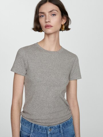 MANGO Shirt 'BONZI' in Grey: front