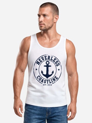 Neverless Shirt 'Coastal' in White: front
