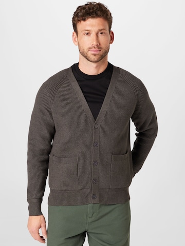 ABOUT YOU Knit Cardigan 'Andre' in Grey: front