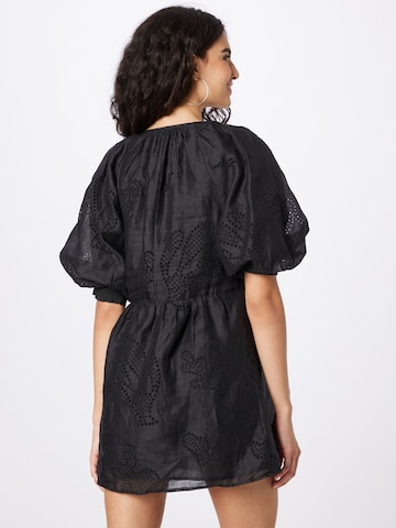 Robe 'EYELET' FRAME en noir