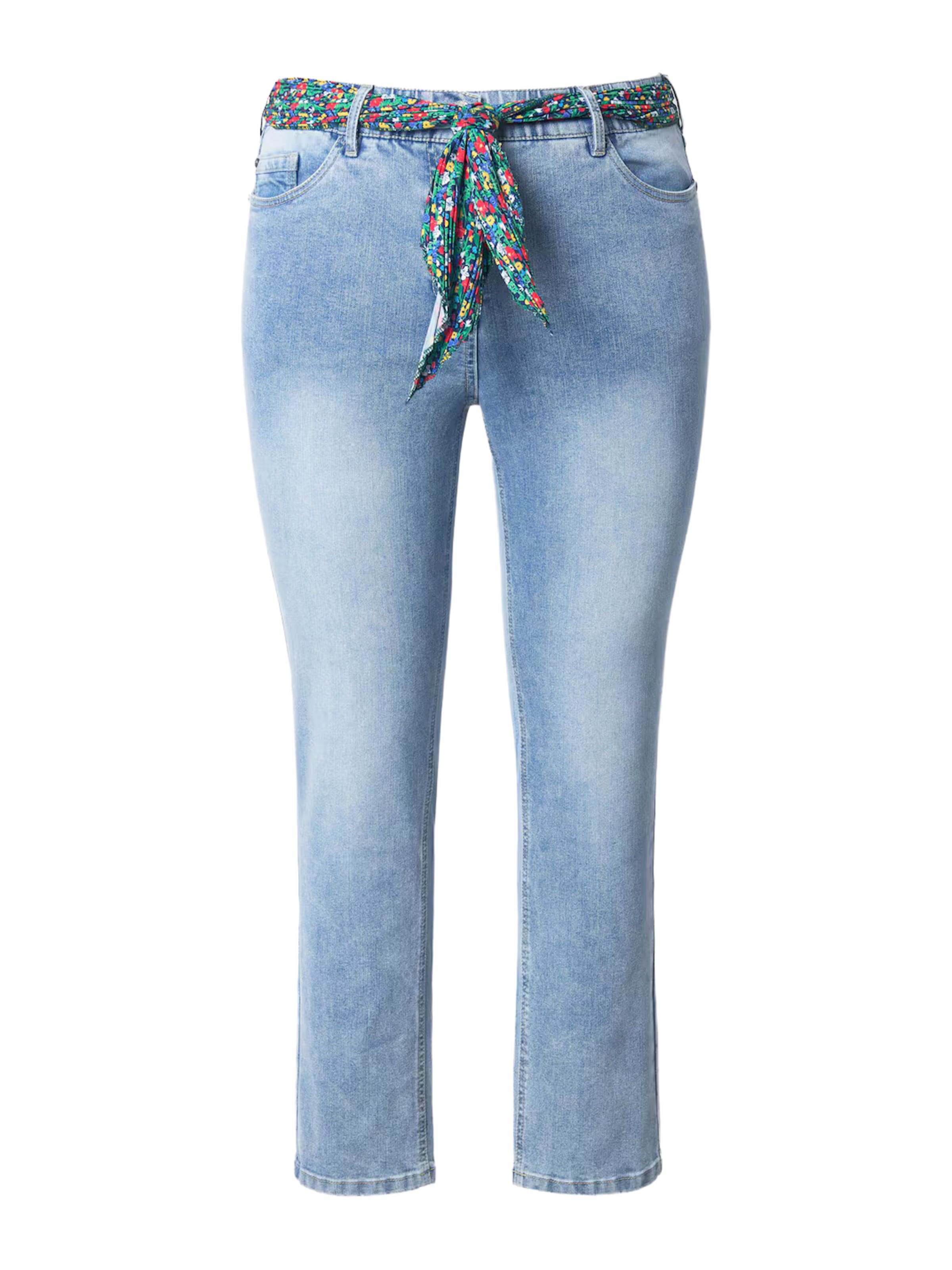Ulla Popken Jean 'SARAH' en bleu denim, Vue avec produit