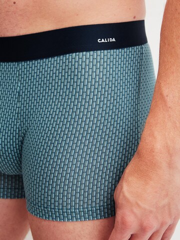CALIDA Boxershorts 'Cotton Code Design'‌ in Blau