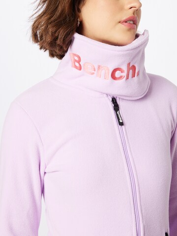 BENCH Fleece jacket in Purple