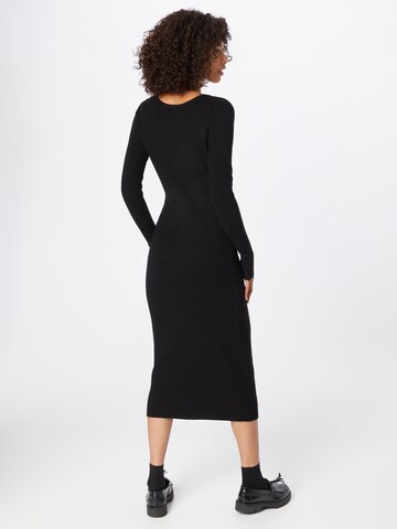 BZR Úpletové šaty 'Lela Jenner' – černá