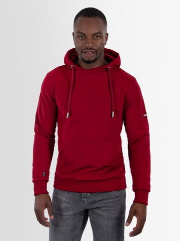 Alessandro Salvarini Sweatshirt 'Calgarii' in Rot: predná strana