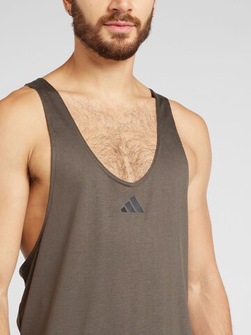 ADIDAS PERFORMANCE Functioneel shirt 'Workout Stringer' in Groen