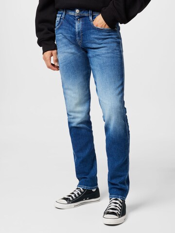 Slimfit Jeans di REPLAY in blu: frontale