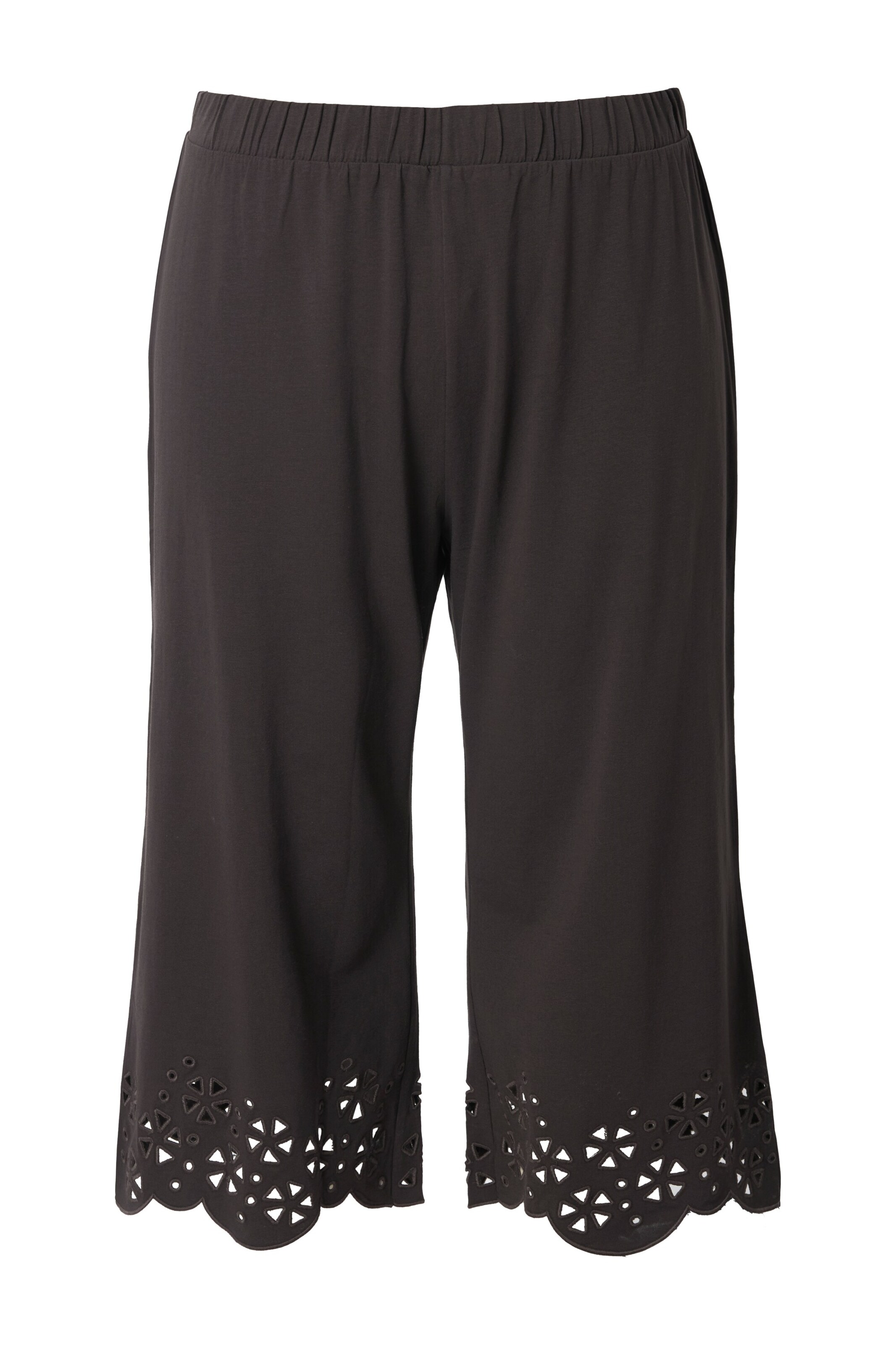 Ulla Popken Loose fit Trousers in Brown: front