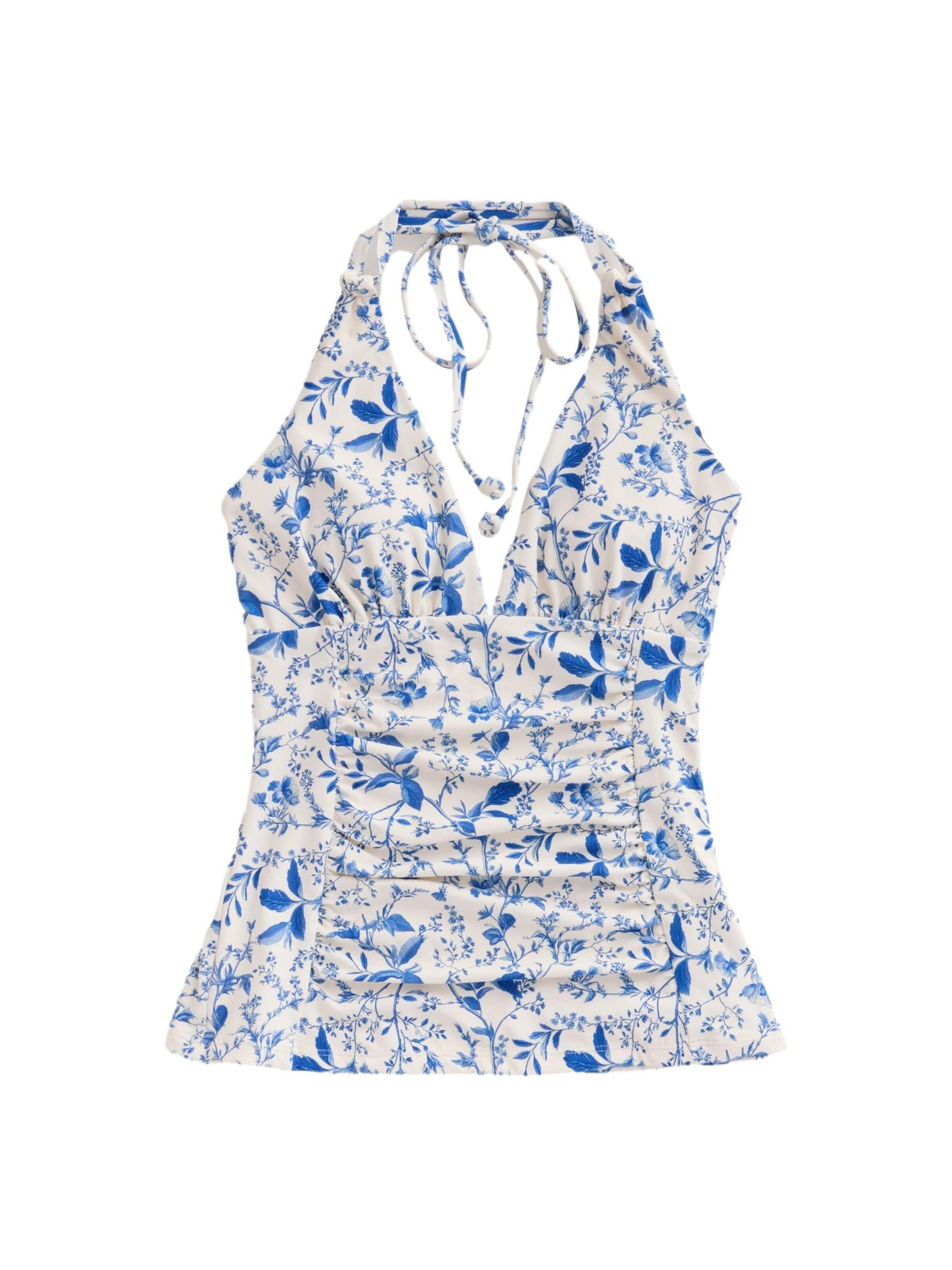 Next - Top de tankini en beige: frente
