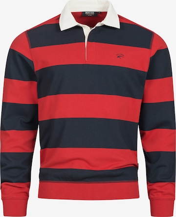 INDICODE JEANS Sweatshirt 'Dinaro' in Rood: voorkant