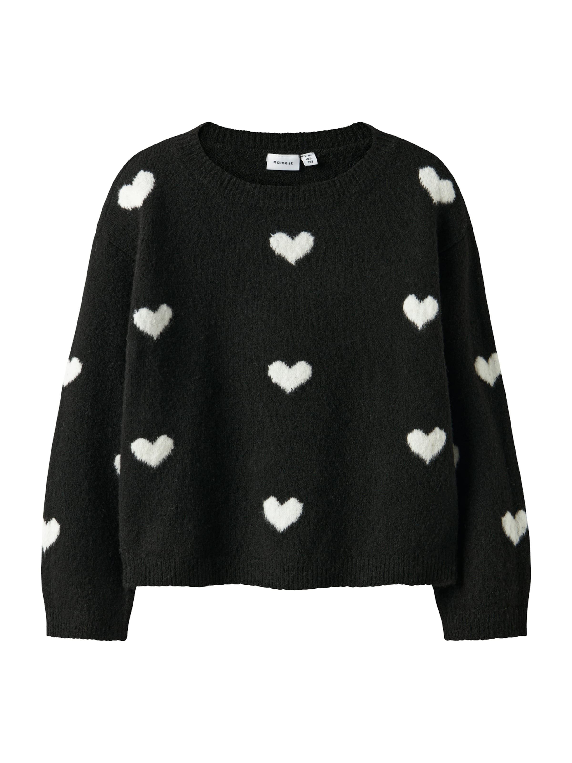 NAME IT - Pullover em preto: frente