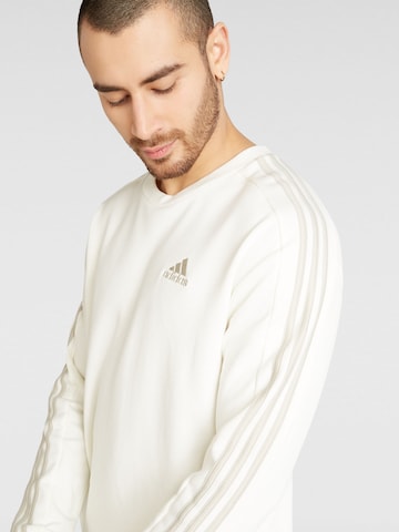 ADIDAS SPORTSWEAR Športová mikina 'Essentials' - biela