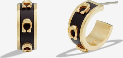 COACH Серьги в Темно-коричневый / Золотой, Обзор товара