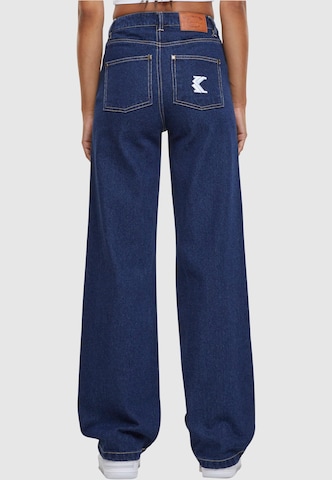 Karl Kani Wide Leg Jeans in Blau