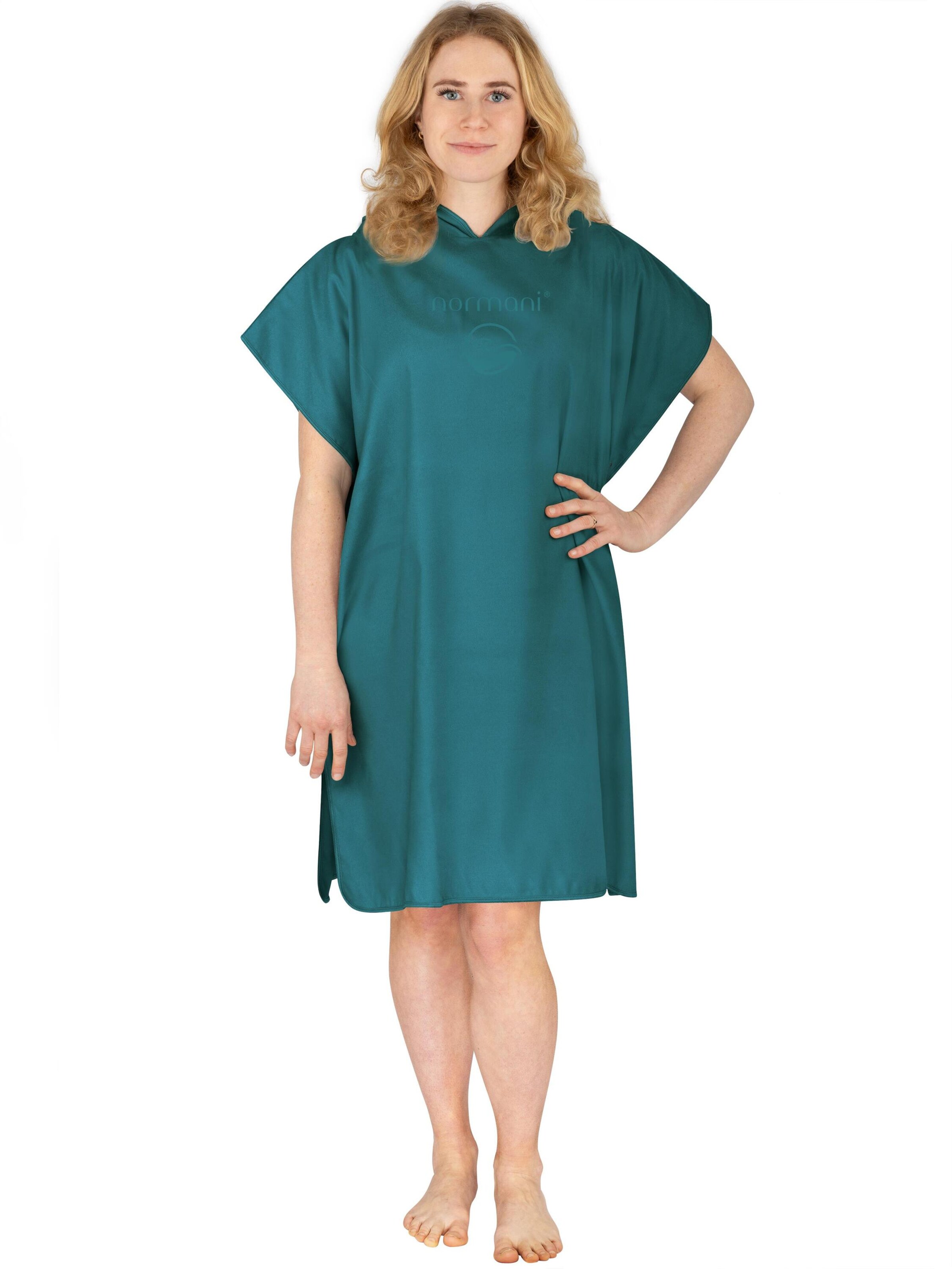Peignoir 'Camuy' normani en vert : devant
