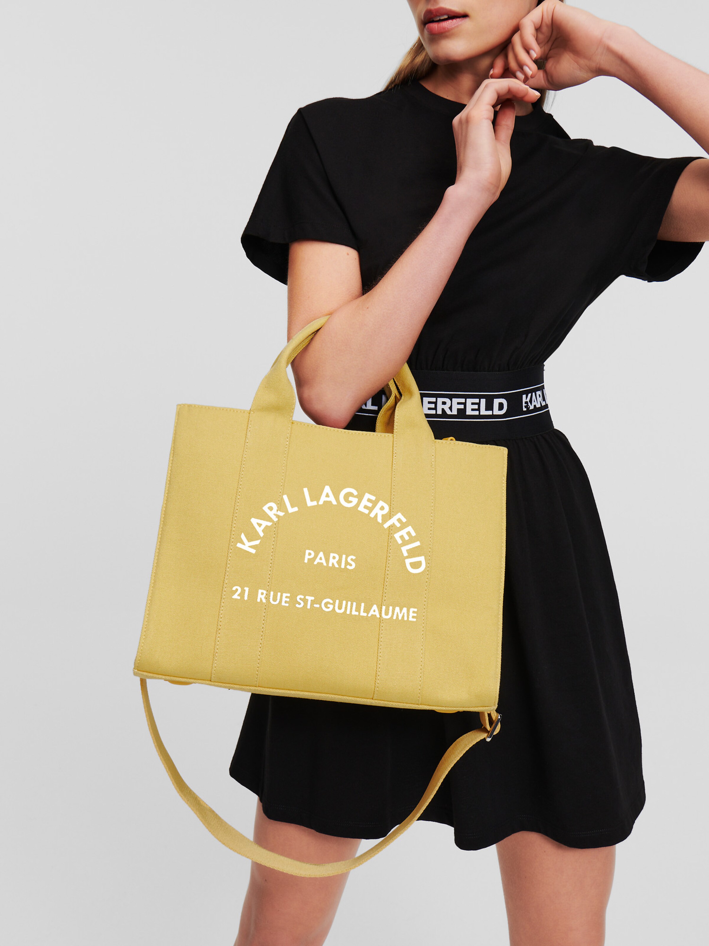 Karl Lagerfeld Shopper in Yellow ABOUT YOU