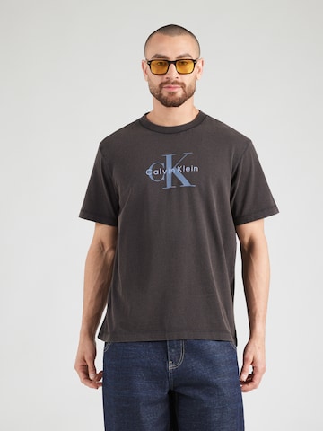 Calvin Klein Jeans T-shirt i svart: framsida