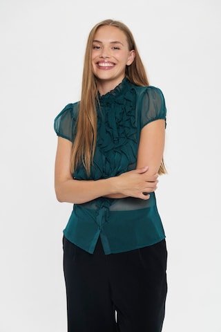 SAINT TROPEZ Shirt 'Lilja' in Grün: Vorderseite