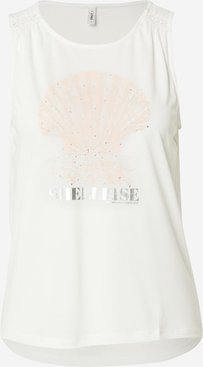 Top 'ONLFREE' ONLY pe roz / argintiu / alb, Vizualizare produs