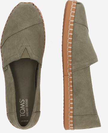 TOMS Espadrillaer 'ALPARGATA LEATHER WRAP' i grå