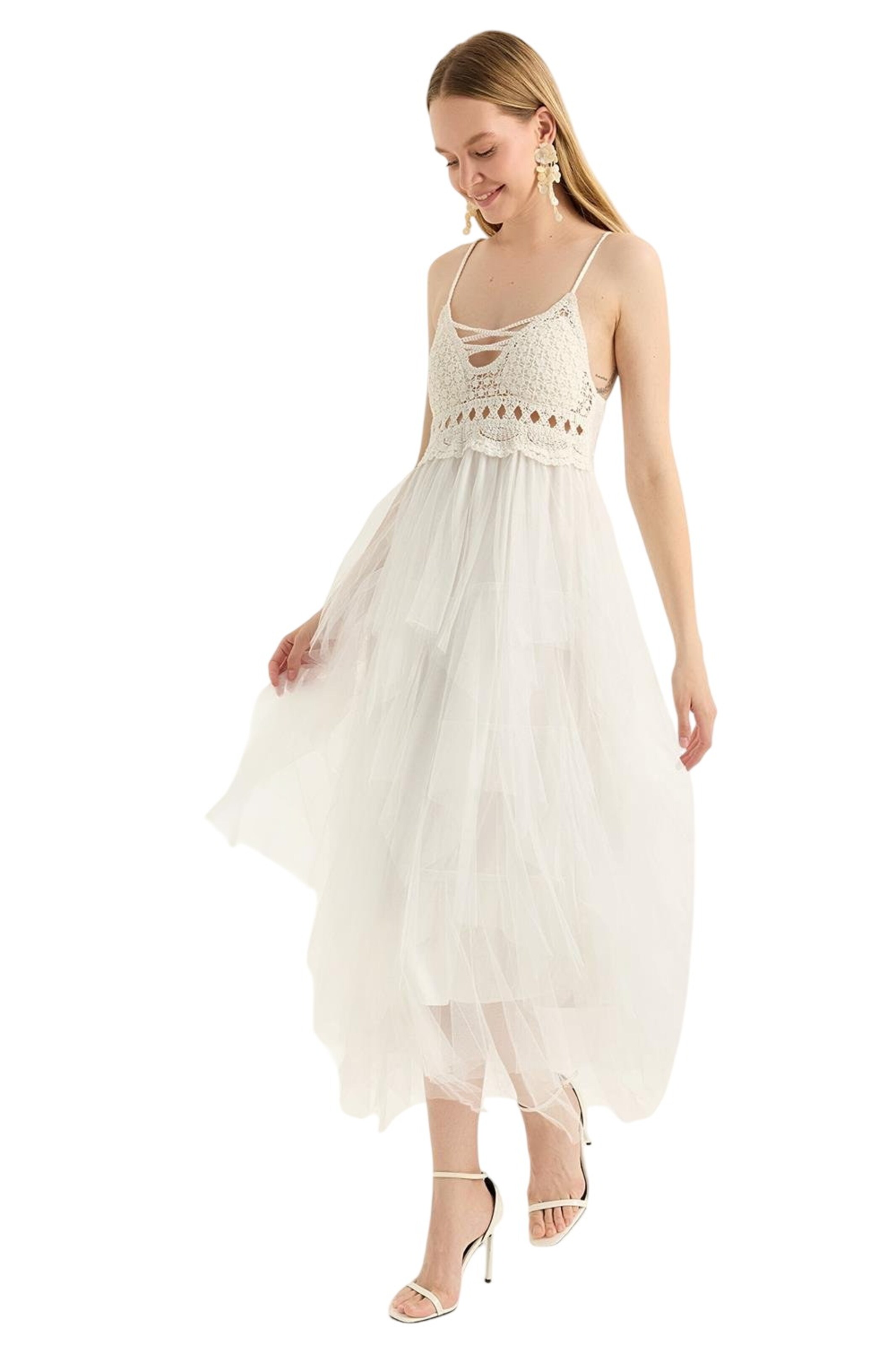 HOME STORE Dress in White