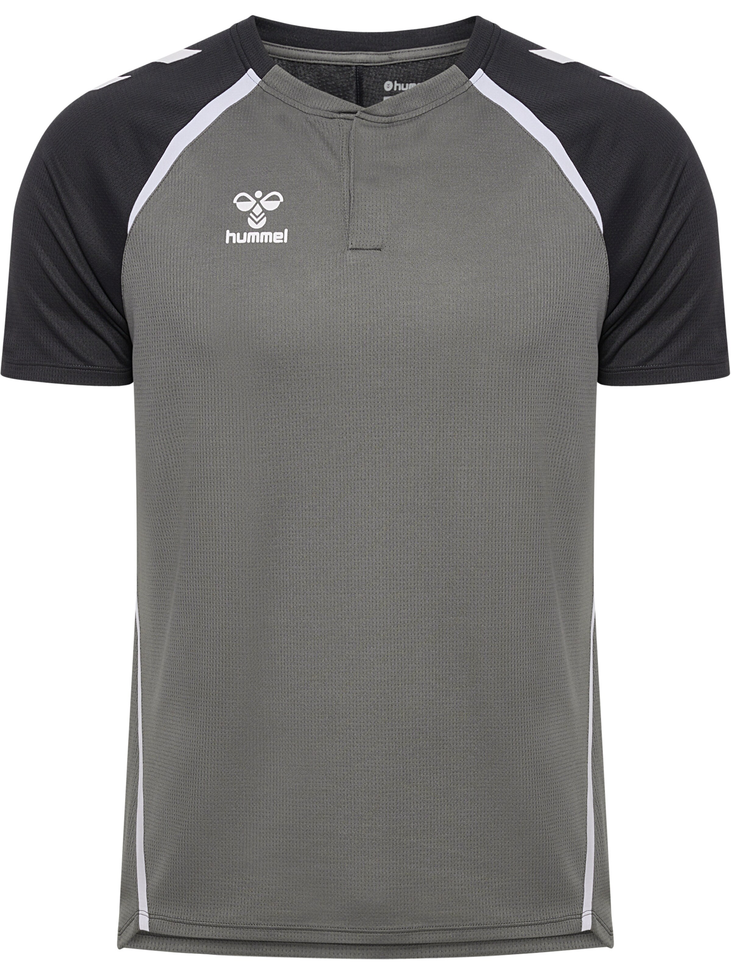 Hummel Sportshirt 'Lead 2.0' in Grau: Vorderseite