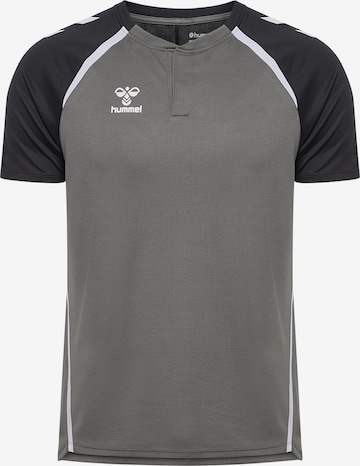 Hummel Sportshirt 'Lead 2.0' in Grau: Vorderseite