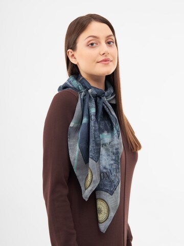 Bolongaro Trevor Scarf 'LONDON BY NIGHT' in Blue