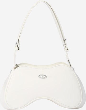 DIESEL - Bolso de mano 'PLAY' en blanco: frente