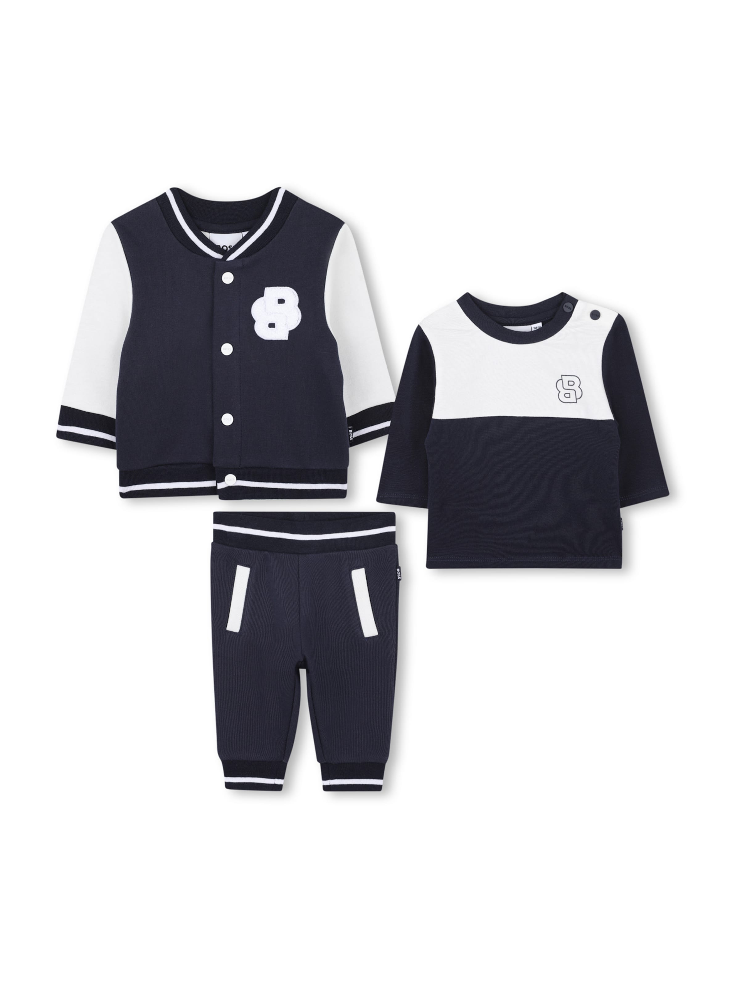 BOSS Komplekt, värv sinine: eest vaates