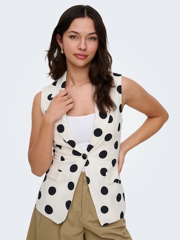 Gilet de costume 'ONLVIESTA' ONLY en blanc