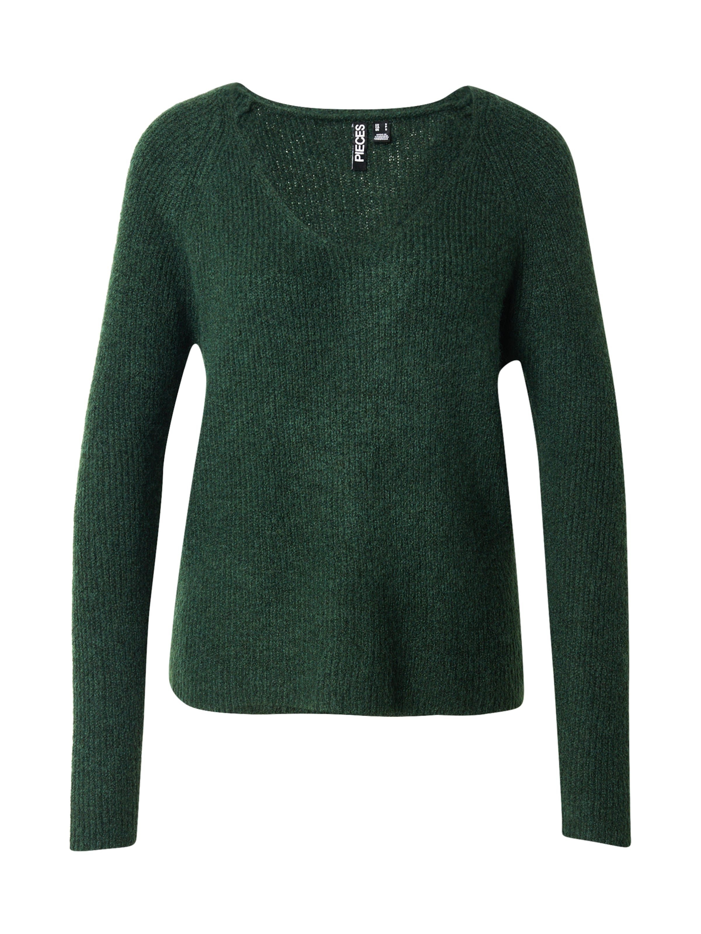 Pull-over 'PCELLEN' PIECES en vert : devant
