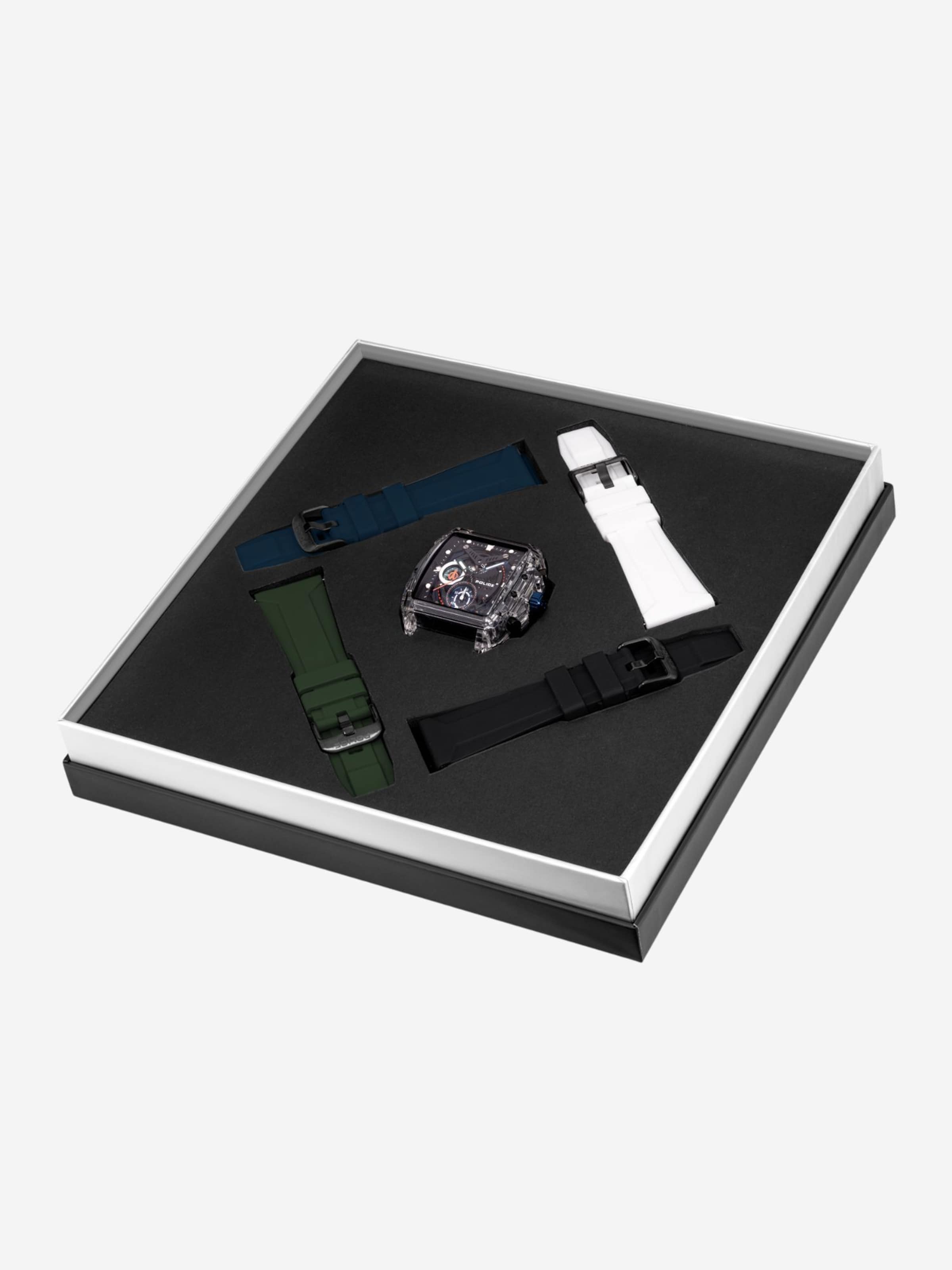 POLICE Analog watch ' Clout ' in Black