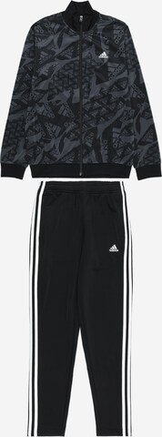 ADIDAS SPORTSWEAR Tracksuit in Black: front