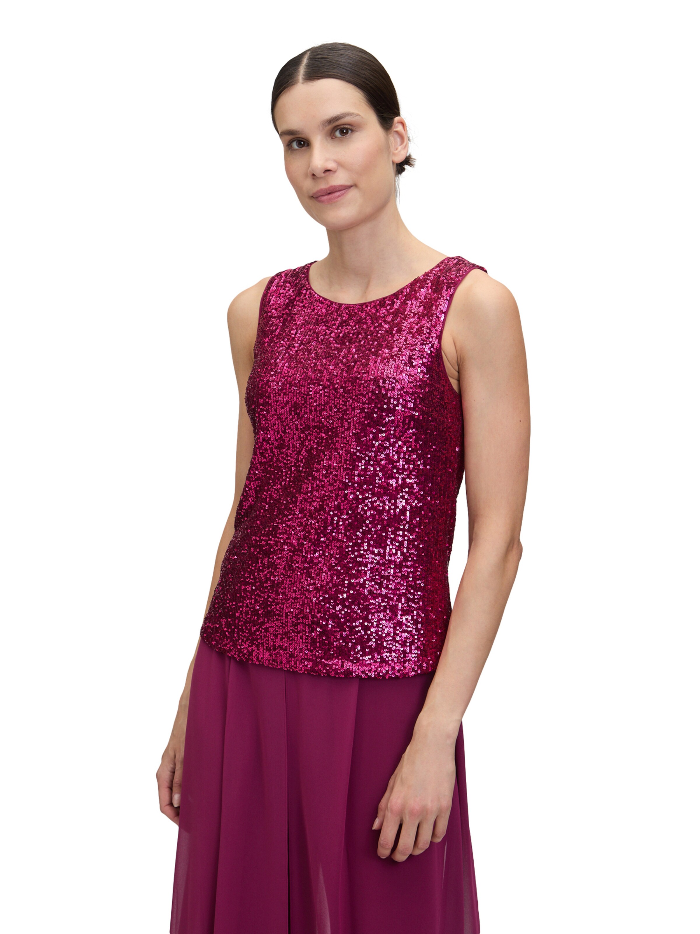 Vera Mont Blouse in Rood: voorkant