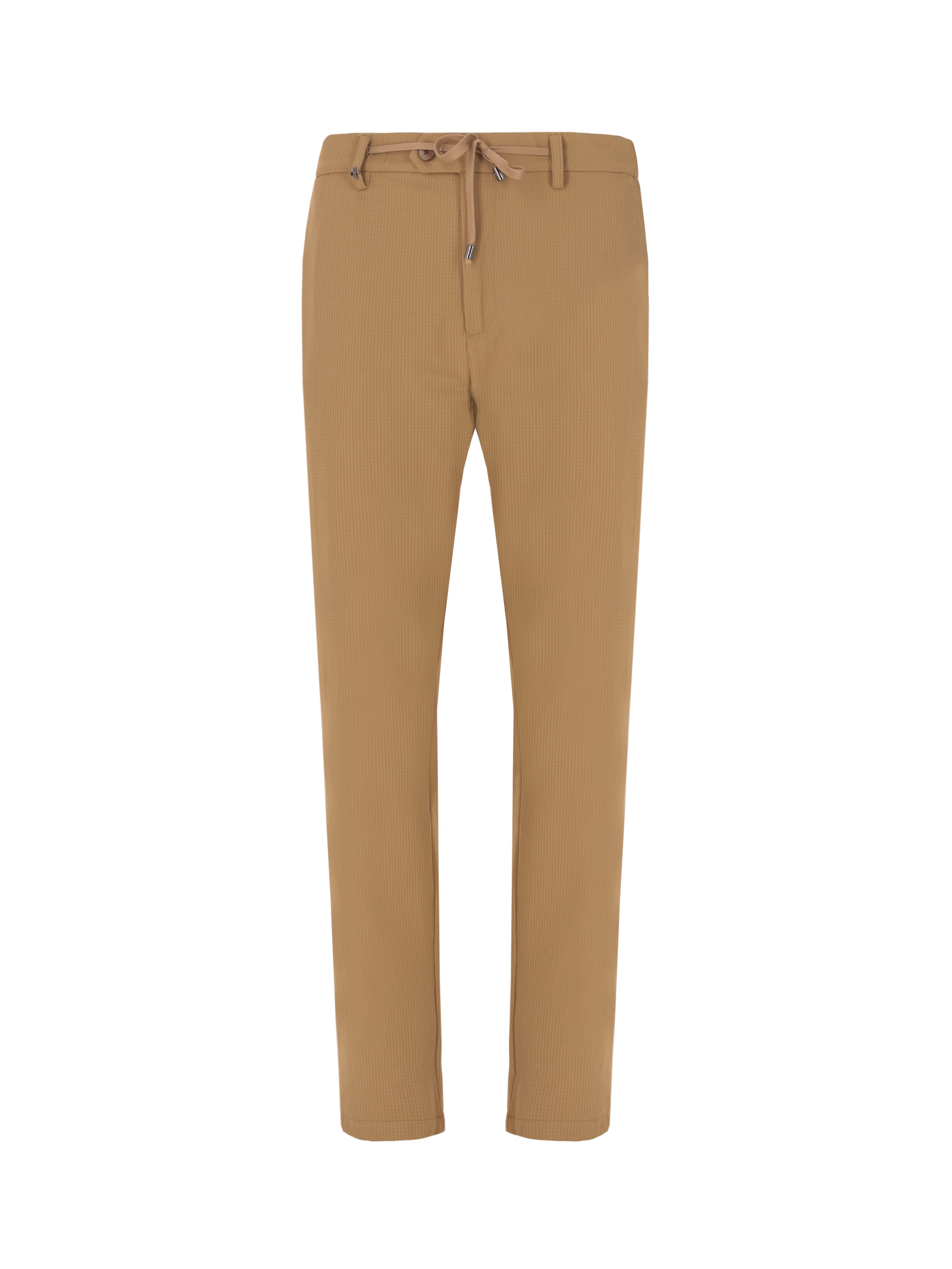 Distretto12 Pantalon chino en 26 en noisette, Vue avec produit