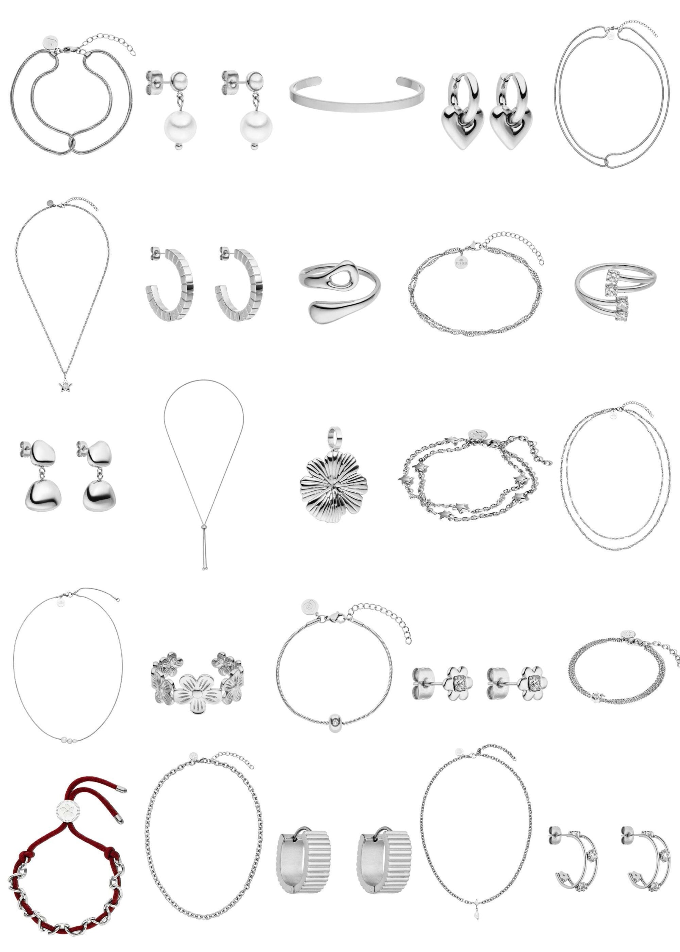 PURELEI - Conjunto de joyería '2025' en plata