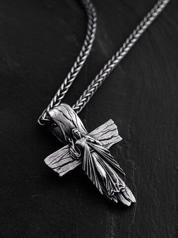 Pendentif 'JESUS CHRIST. FORGIVENESS' REYTEL en argent