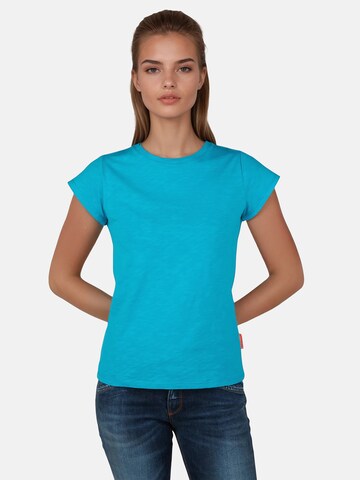 salzhaut Shirt 'TELTE - UNI' in Blauw: voorkant