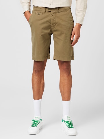 Casual Friday Regular Chino Pants in Green: front