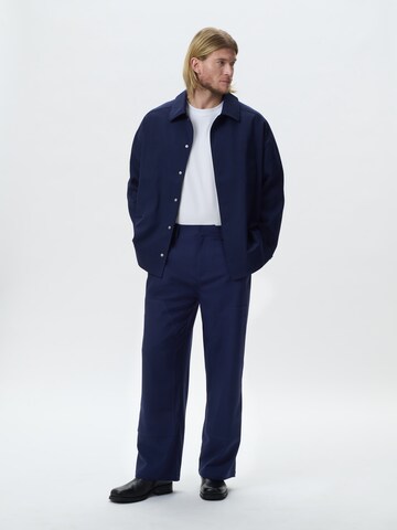 KARIA by Loris Karius Wide leg Trousers in Blue