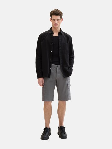 TOM TAILOR Regular Shorts in Grau