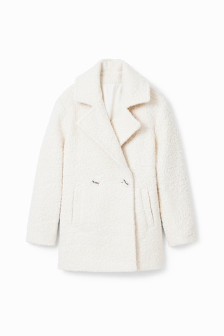 Manteau Desigual en blanc : devant