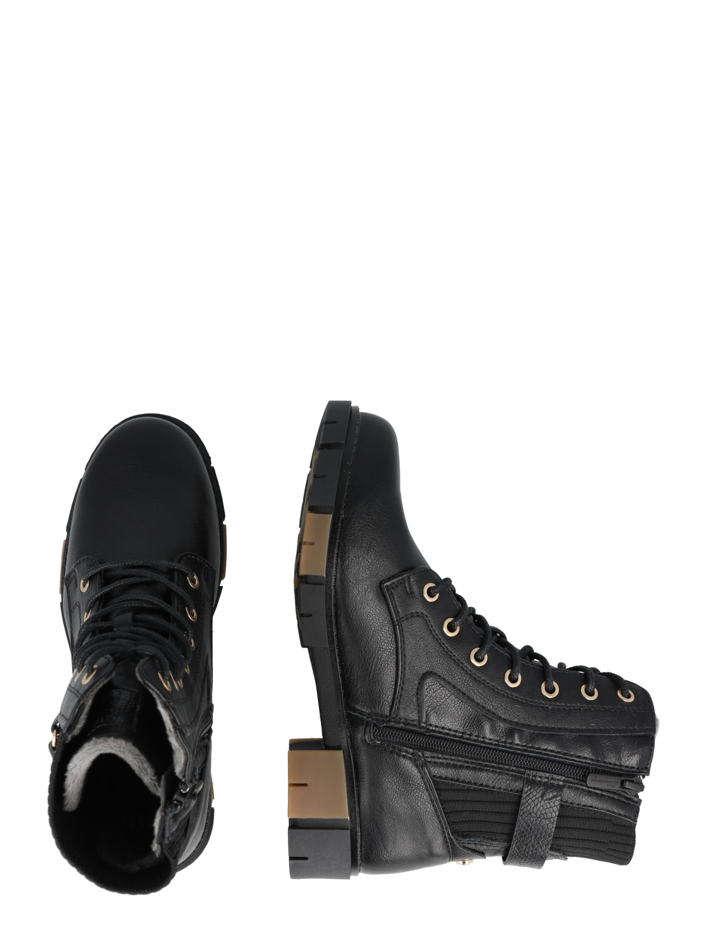 Bottines à lacets MUSTANG en noir