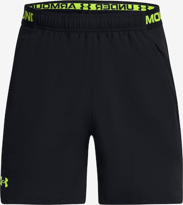 UNDER ARMOUR Workout Pants 'Vanish' in Black: front